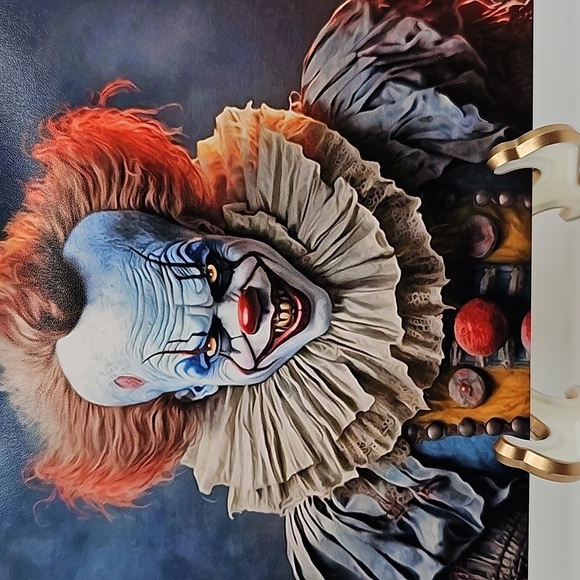 4x6‎ Pennywise The Clown IT Scary Fantasy Wall Art Watercolor Oil Painting Print - Picture 4 of 6